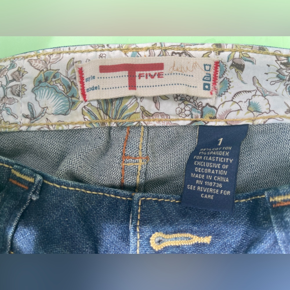 LOW RISE VINTAGE Women’s Blue Denim Jeans - Classic Bootcut SIZE 1 - Picture 14 of 15